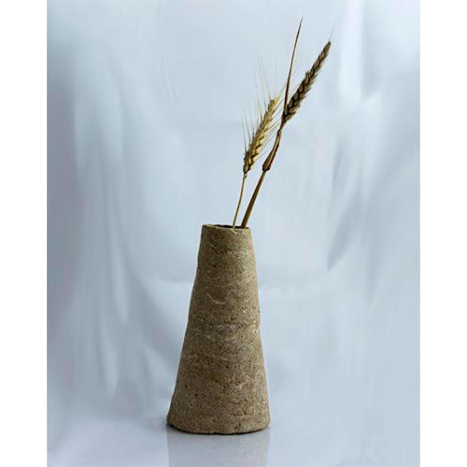 Set of 2 Alimenta vase by Riccardo Cenedella
Dimensions: D 9 x H 20 cm
Materials: Food waste based material

I am Riccardo Cenedella I graduated in Product Design from Politecnico di Torino in 2016 and straight after my graduation I started to