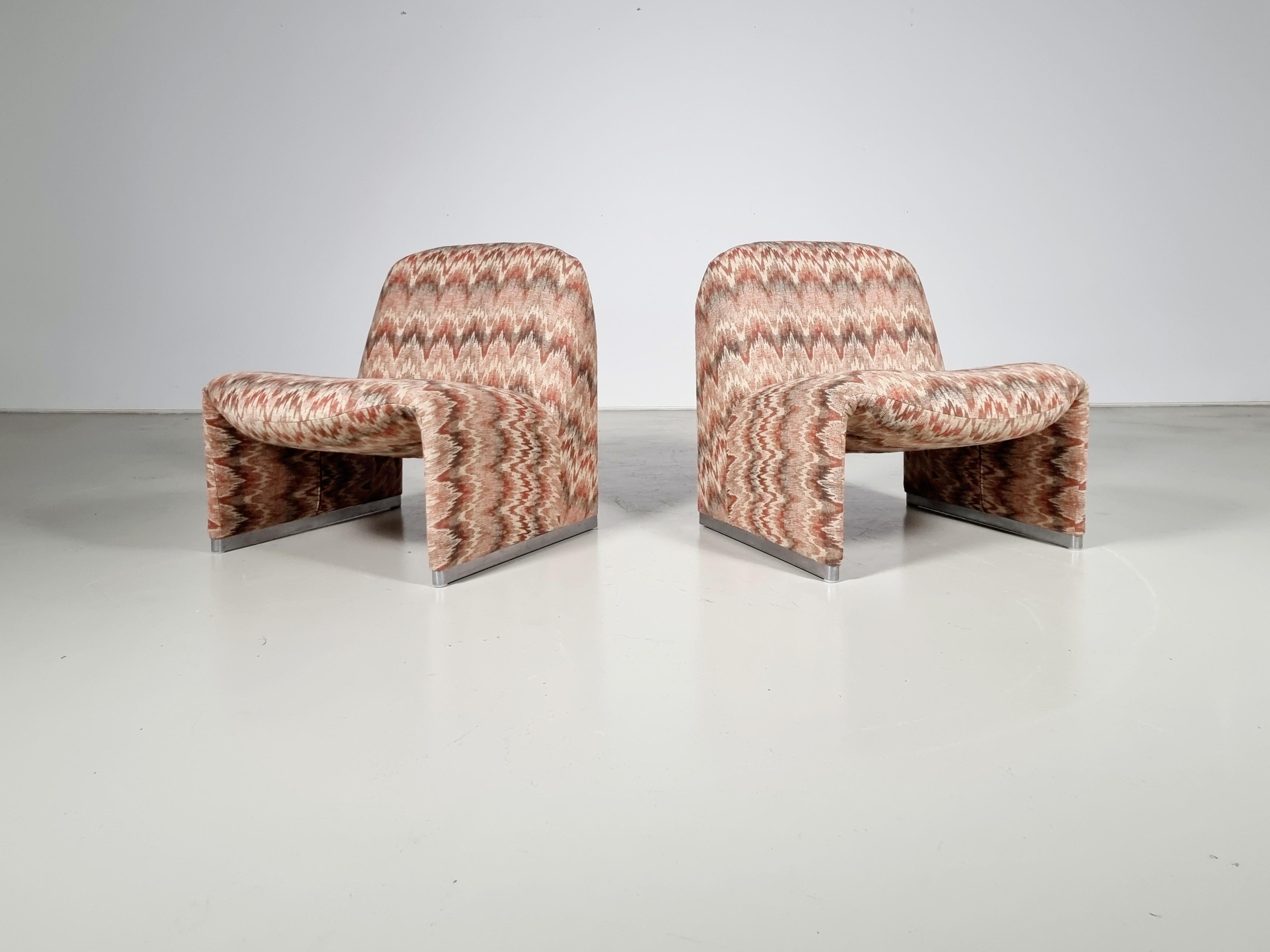 Italian Set of 2 Alky Chairs by Giancarlo Piretti for Castelli, 1970s