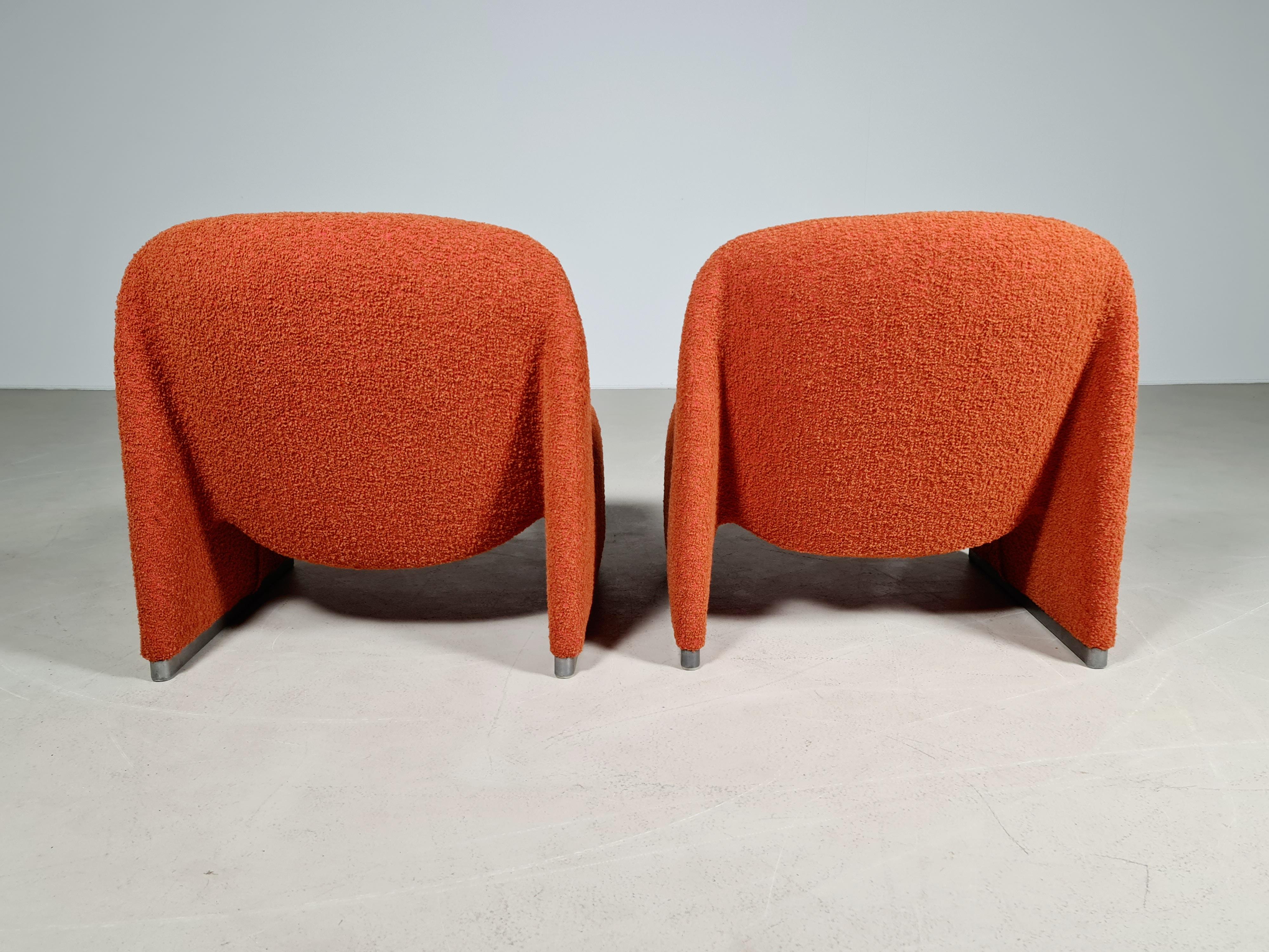 20th Century Set of 2 Alky Chairs by Giancarlo Piretti for Castelli, 1970s