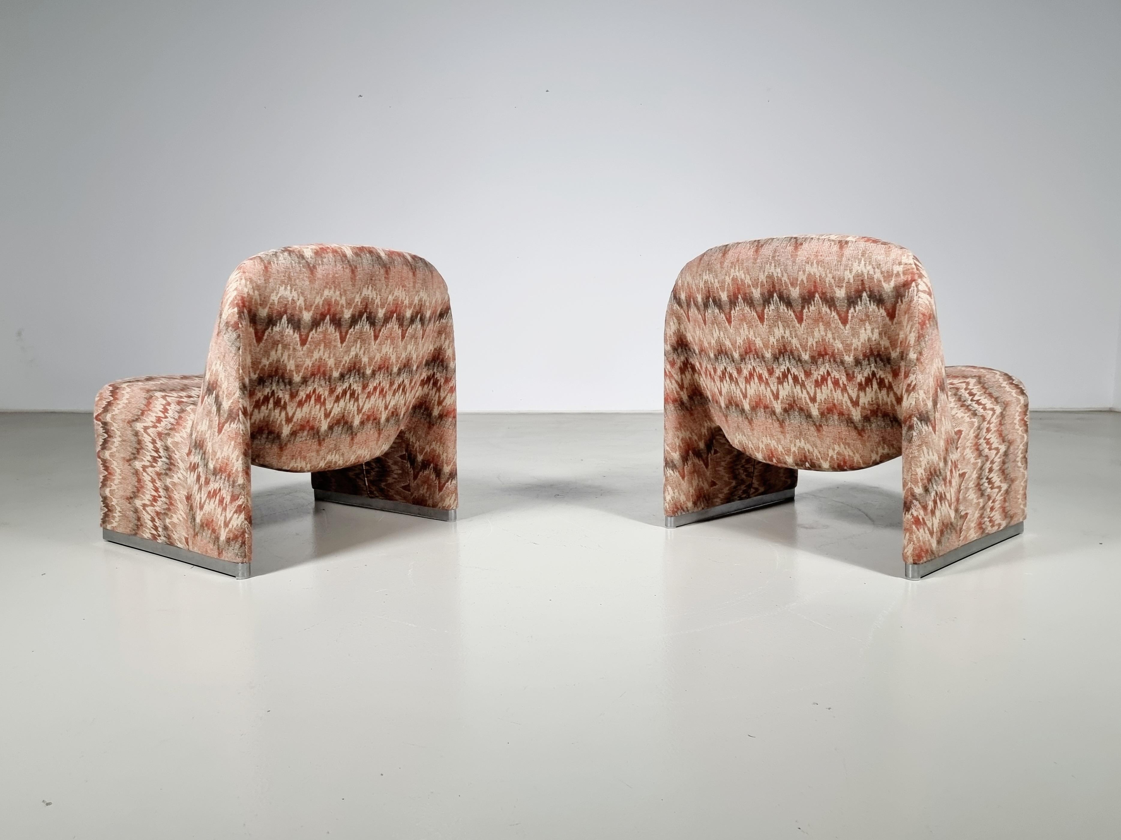 20th Century Set of 2 Alky Chairs by Giancarlo Piretti for Castelli, 1970s