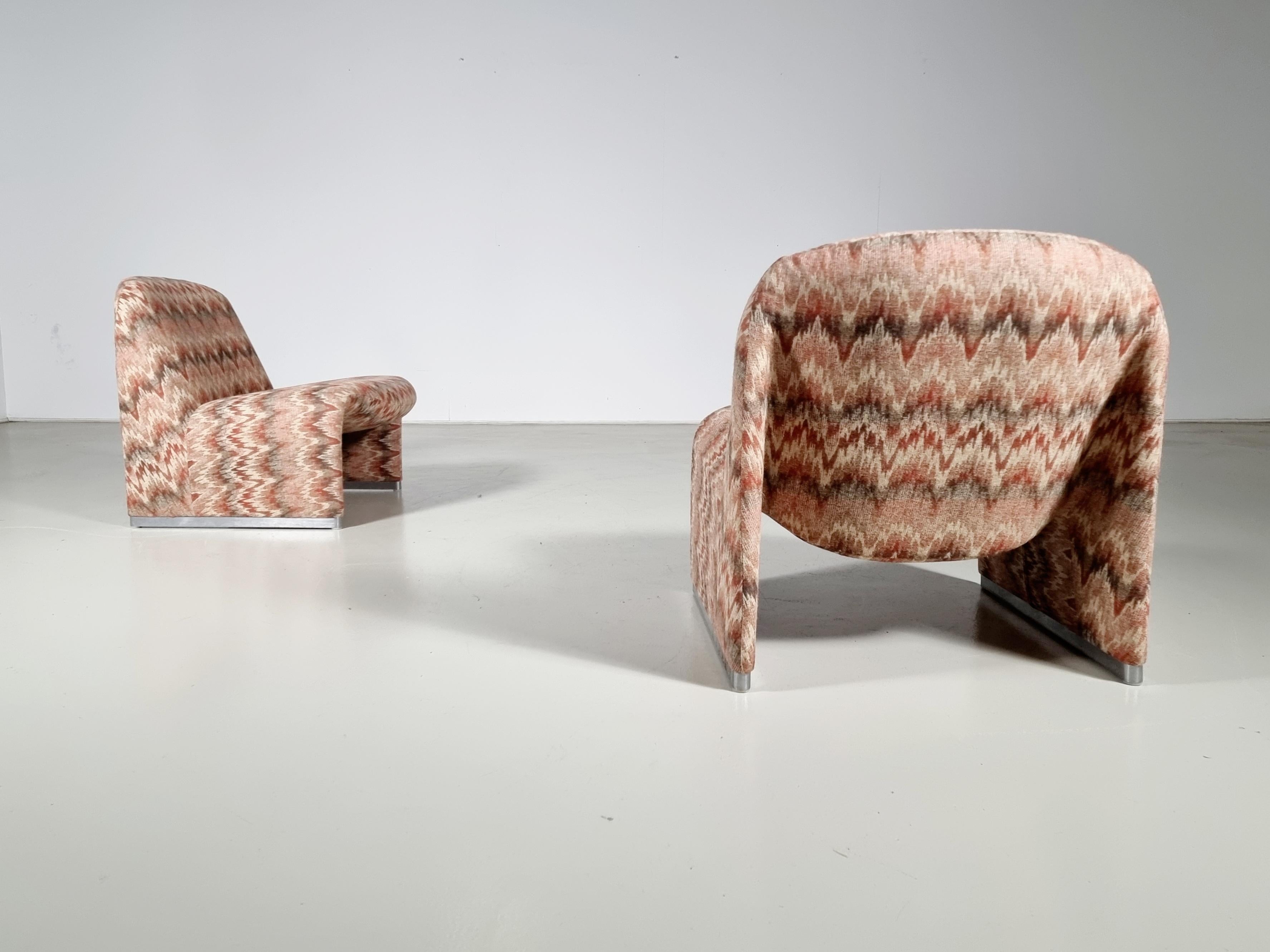 Set of 2 Alky Chairs by Giancarlo Piretti for Castelli, 1970s 1