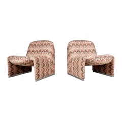 Set of 2 Alky Chairs by Giancarlo Piretti for Castelli, 1970s