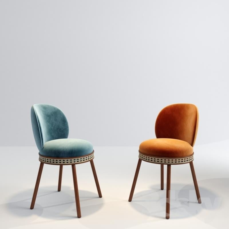 Contemporary Set of 2 Alma Chairs by DOOQ For Sale