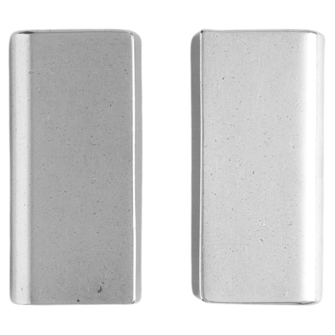 Set of 2 Aluminum Mini Cove Handles by Henry Wilson