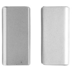 Set of 2 Aluminum Mini Cove Handles by Henry Wilson