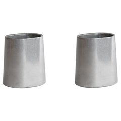 Set of 2 Aluminum Taper Pen Stands by Stem Design