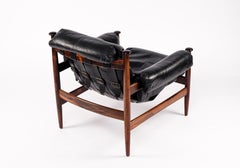 Set of 2 "Amiral" Easy Chairs Designed by Eric Merthen, 1960s
