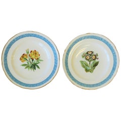 Piatti inglesi di Minton con design a chiave greca, coppia
