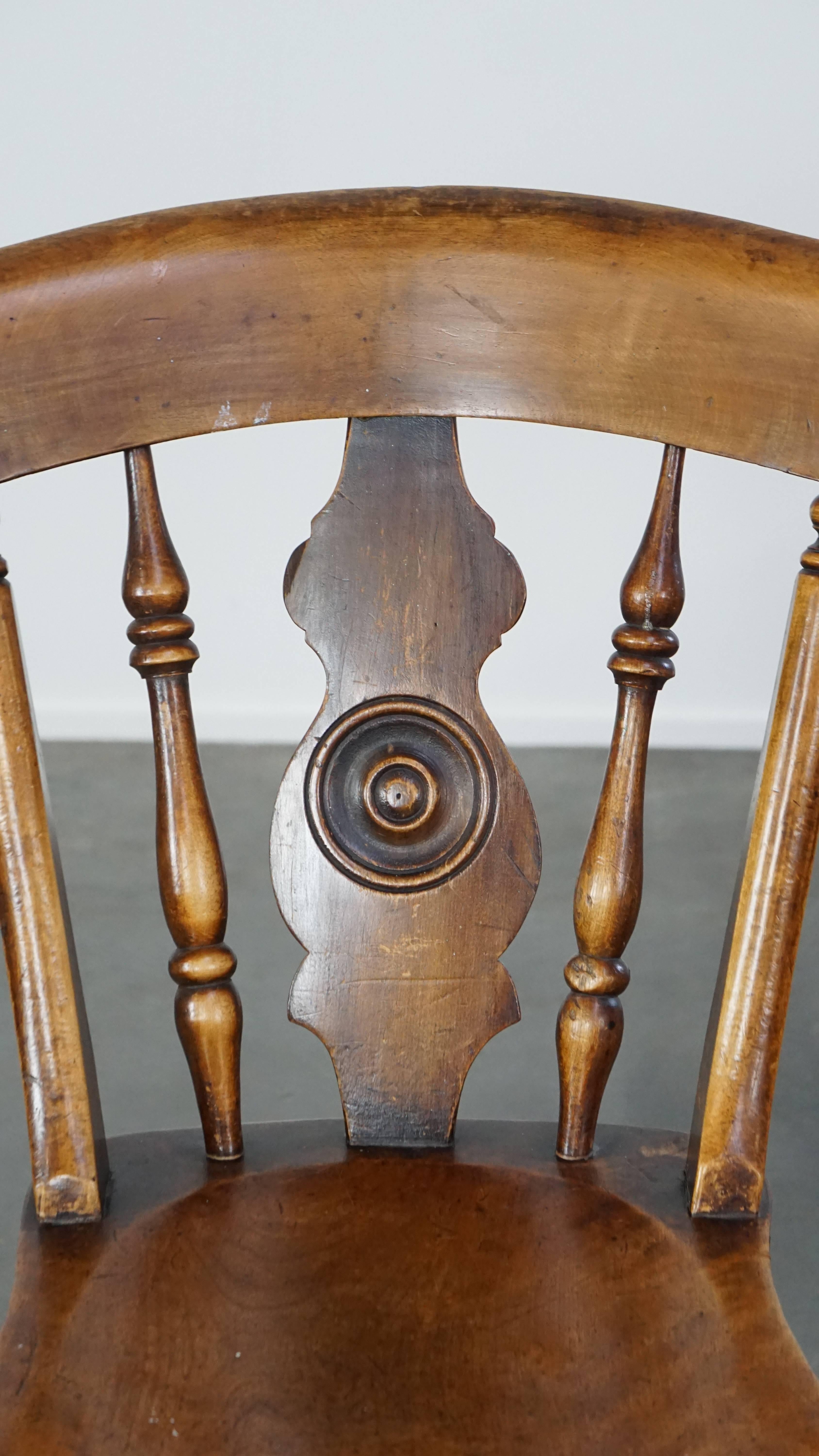 Set di 2 sedie da sala da pranzo antiche della metà del XIX secolo in vendita 3