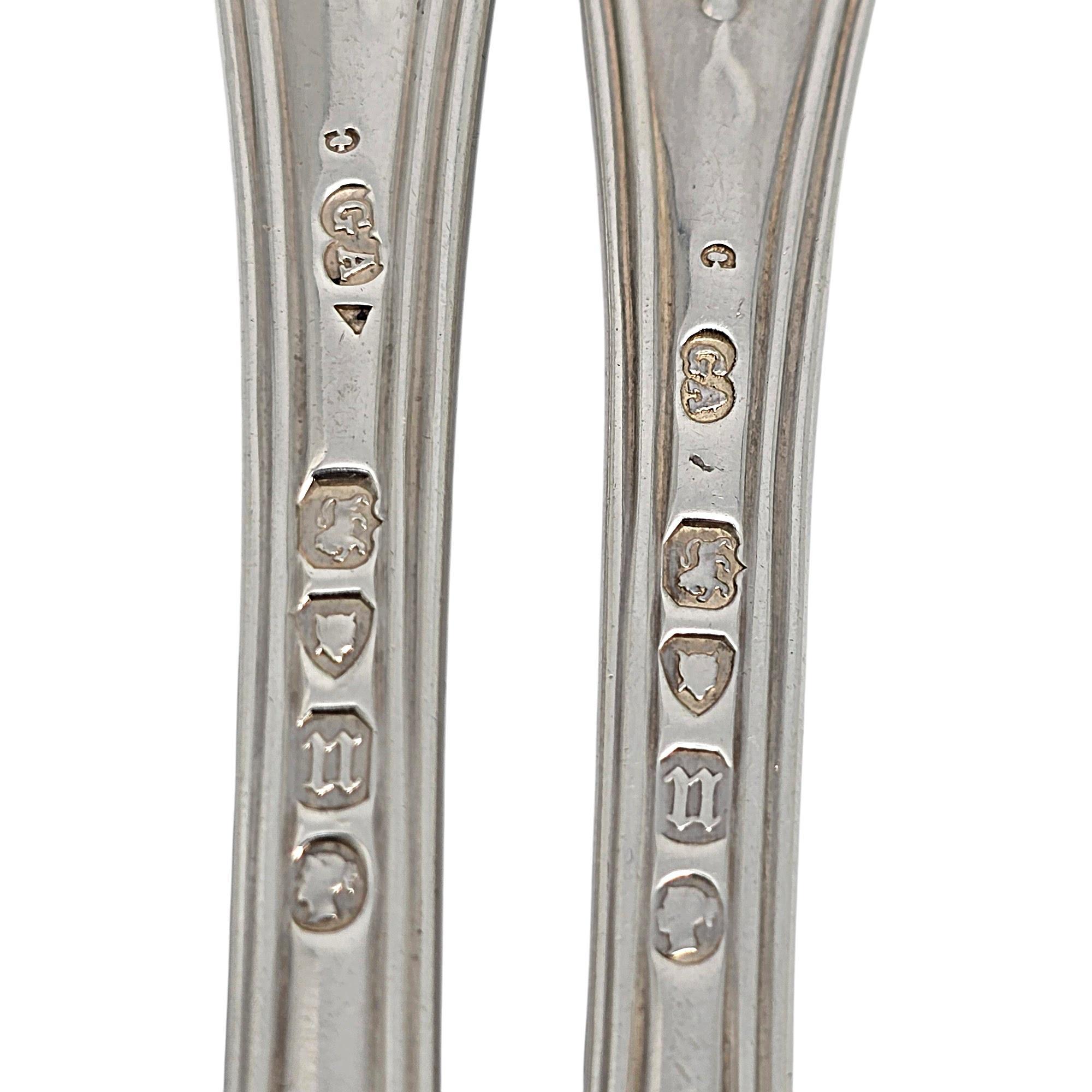 Set di 2 forchette da carne in argento Sterling di George Adams Chawner & Co. in vendita 5