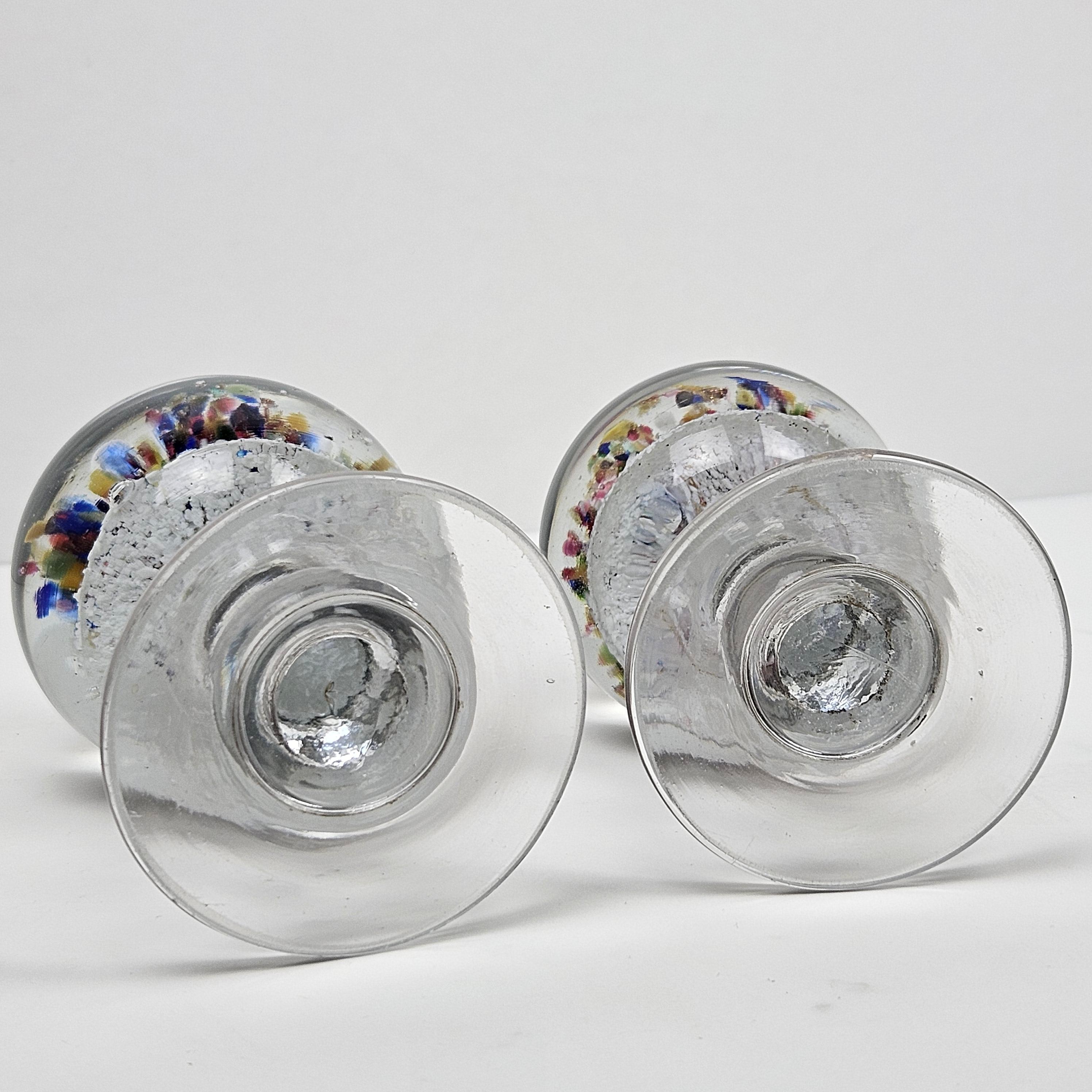 Set of 2 Antique Glass Paperweights, Belgium For Sale 1