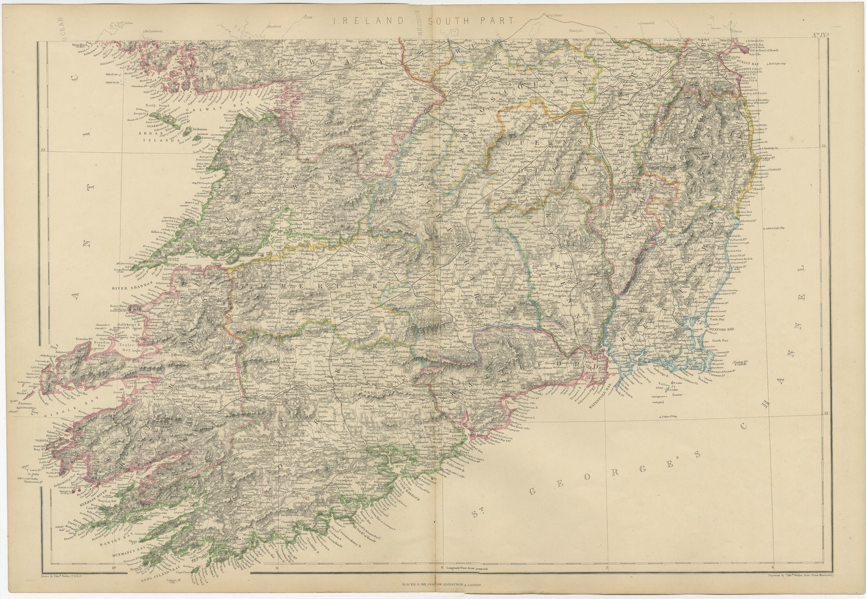 printable map of ireland pdf