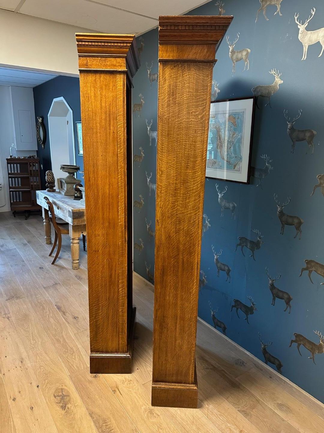 ensemble de 2 bibliothèques ouvertes antiques en vente 4
