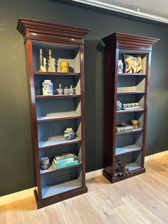 Set di 2 librerie antiche a giorno