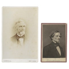 Set of 2 Antique Portraits of Jefferson Davis