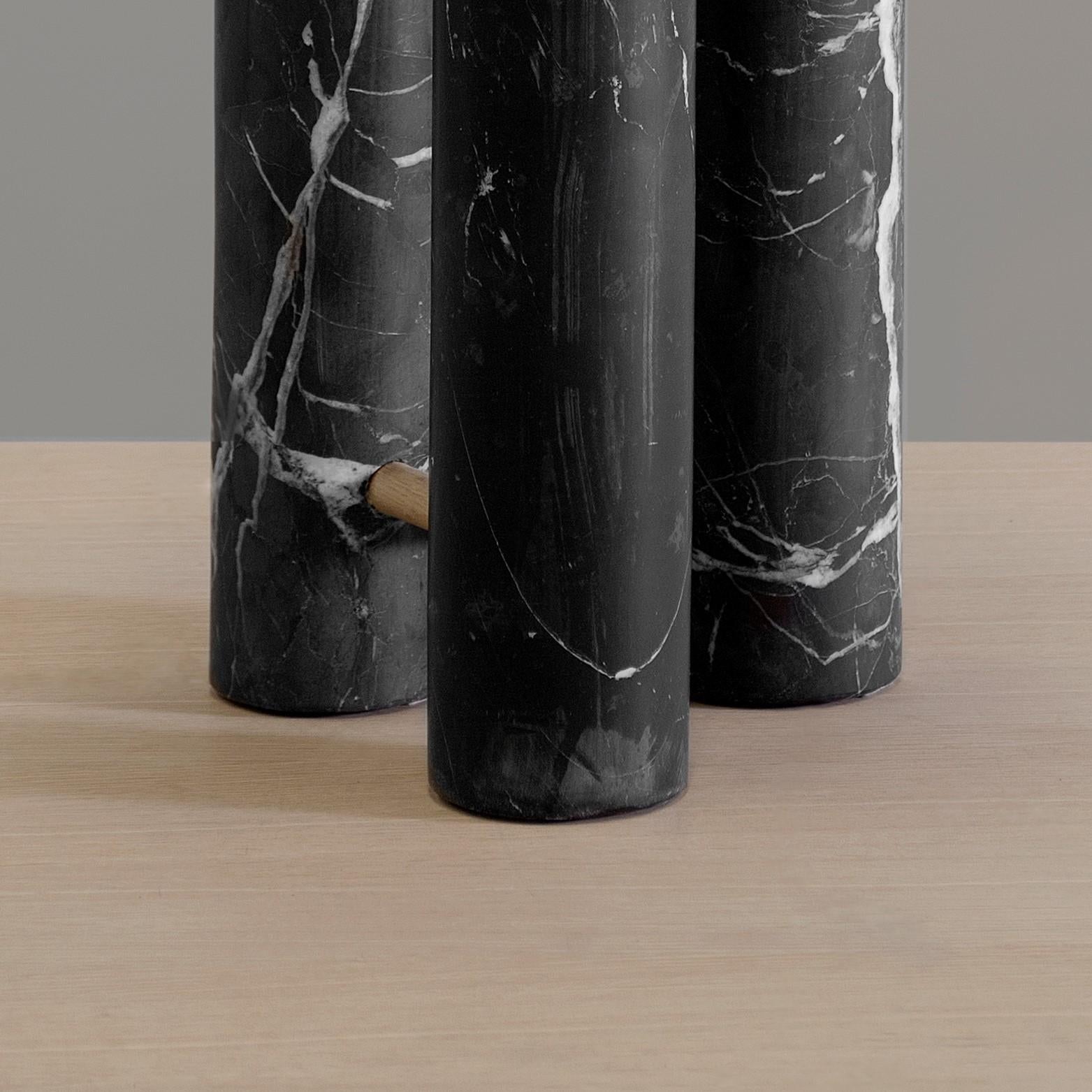 Marble Set of 2 Antropología Side Tables by Raúl De La Cerda For Sale