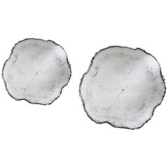 Lot de 2 miroirs Arbo Dark, finition cadre foncé, par Deknudt Mirrors