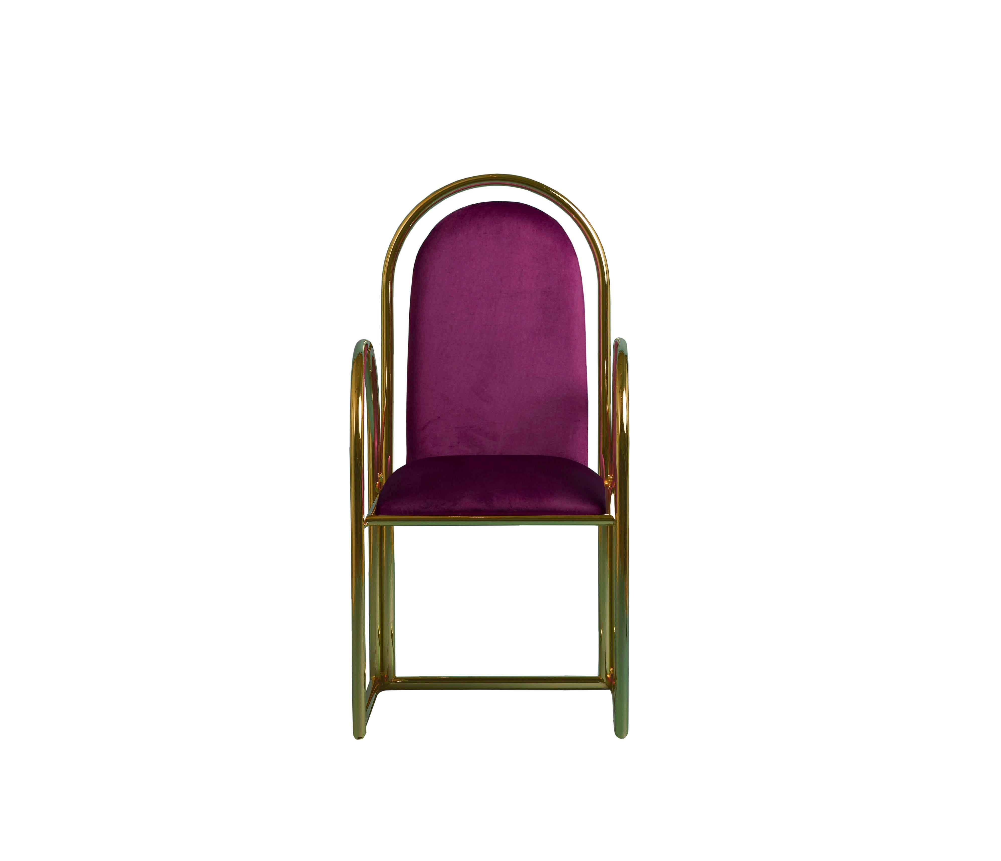 Modern Set of 2 Arco Chairs by Houtique