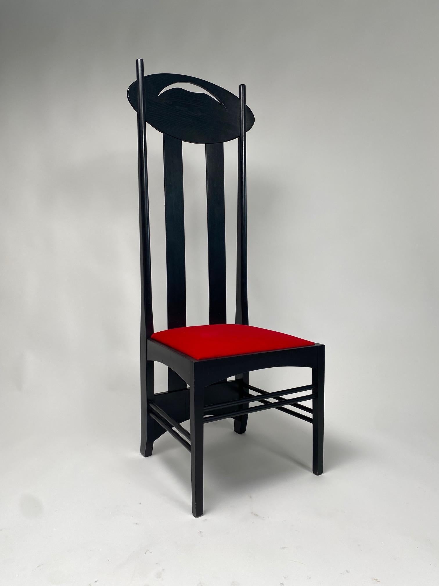 Set of 2 Argyle Chairs by Charles R Mackintosh for Atelier International For Sale 3