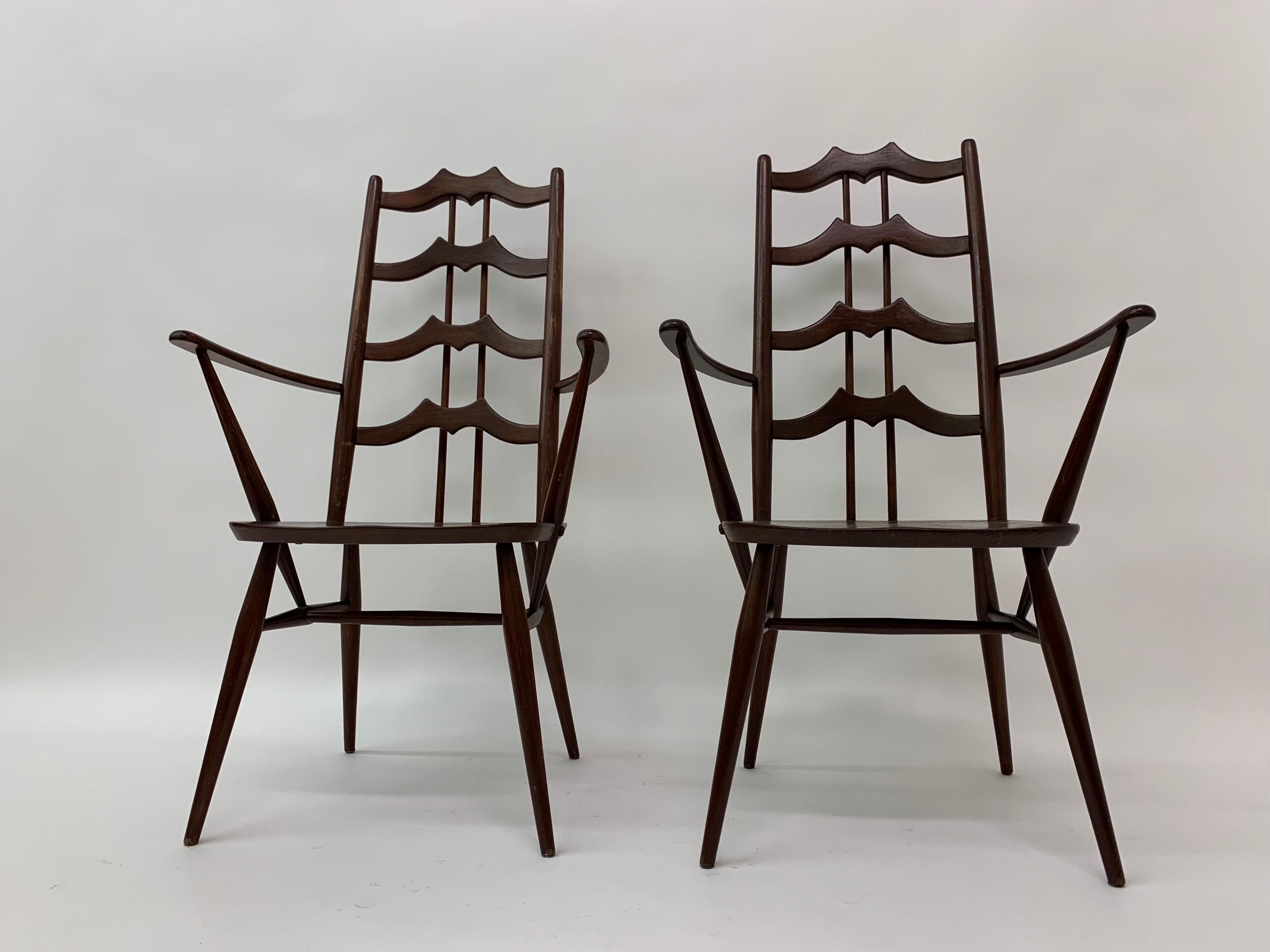 ercol batwing chairs
