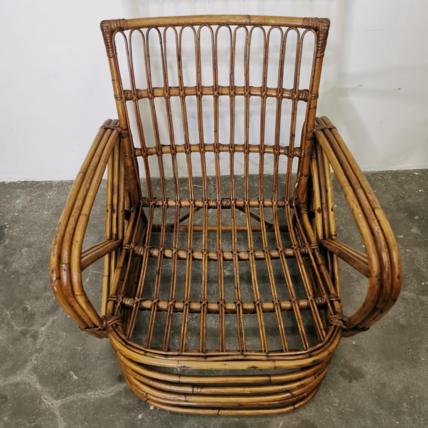 Milieu du XXe siècle Ensemble de 2 fauteuils et un canapé par Paul Frankl, Dal Vera en vente