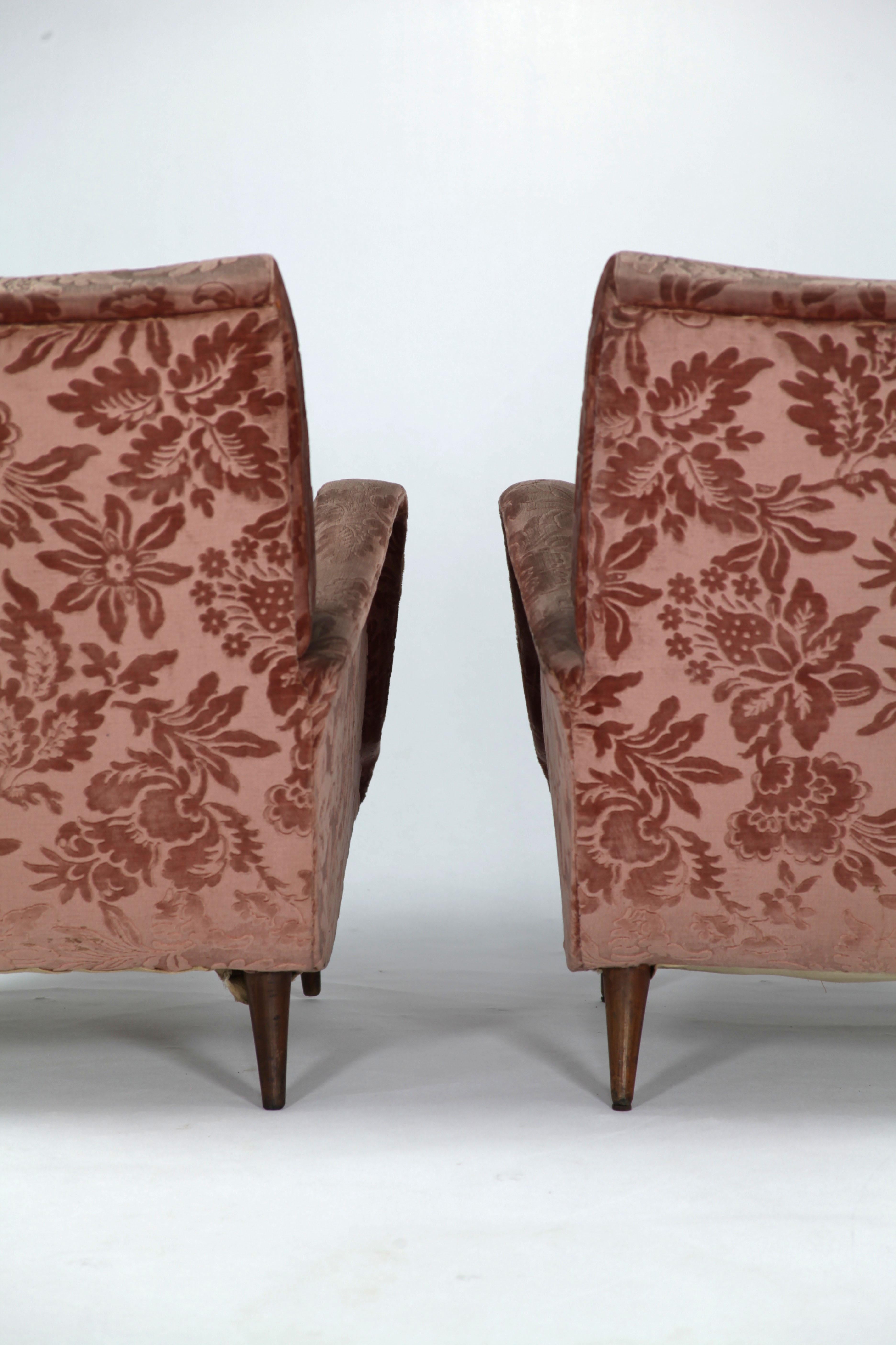 Set aus 2 Sesseln und einem Sofa aus der Serie „806“ von Carlo de Carli, Cassina im Angebot 1