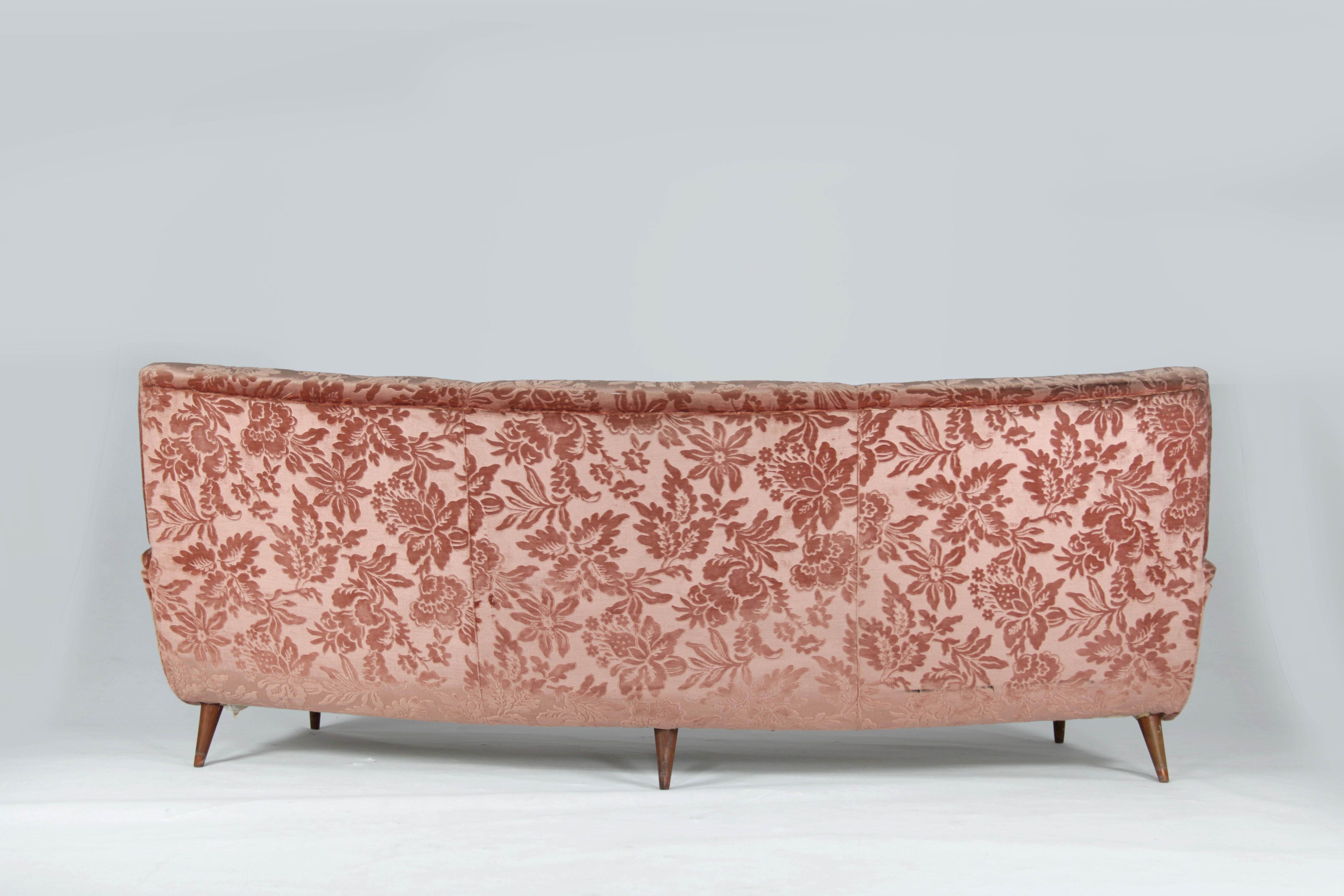 Set aus 2 Sesseln und einem Sofa aus der Serie „806“ von Carlo de Carli, Cassina im Angebot 3
