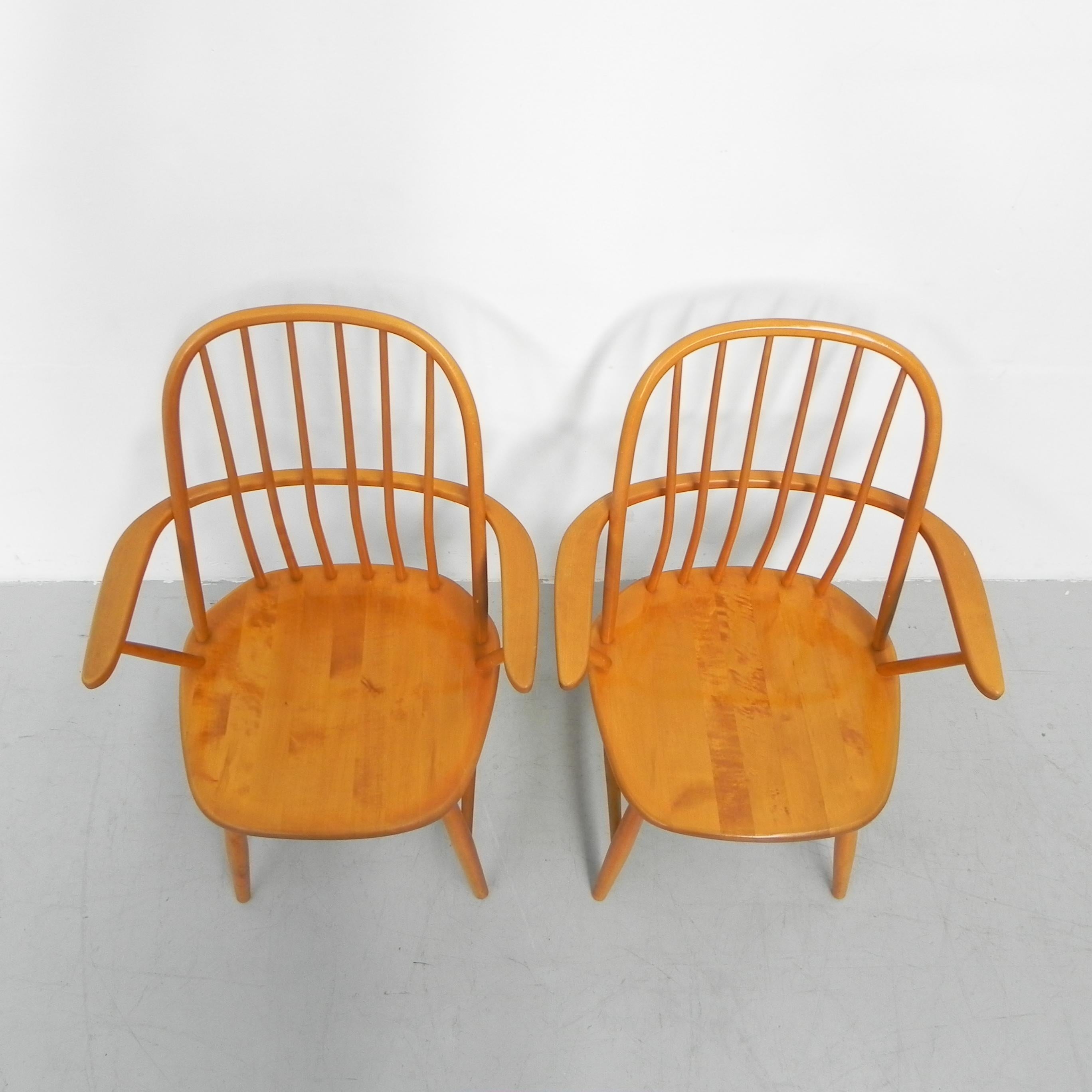 Mid-20th Century Set of 2 armchairs, bar chairs, Akerblom Chair For Sale
