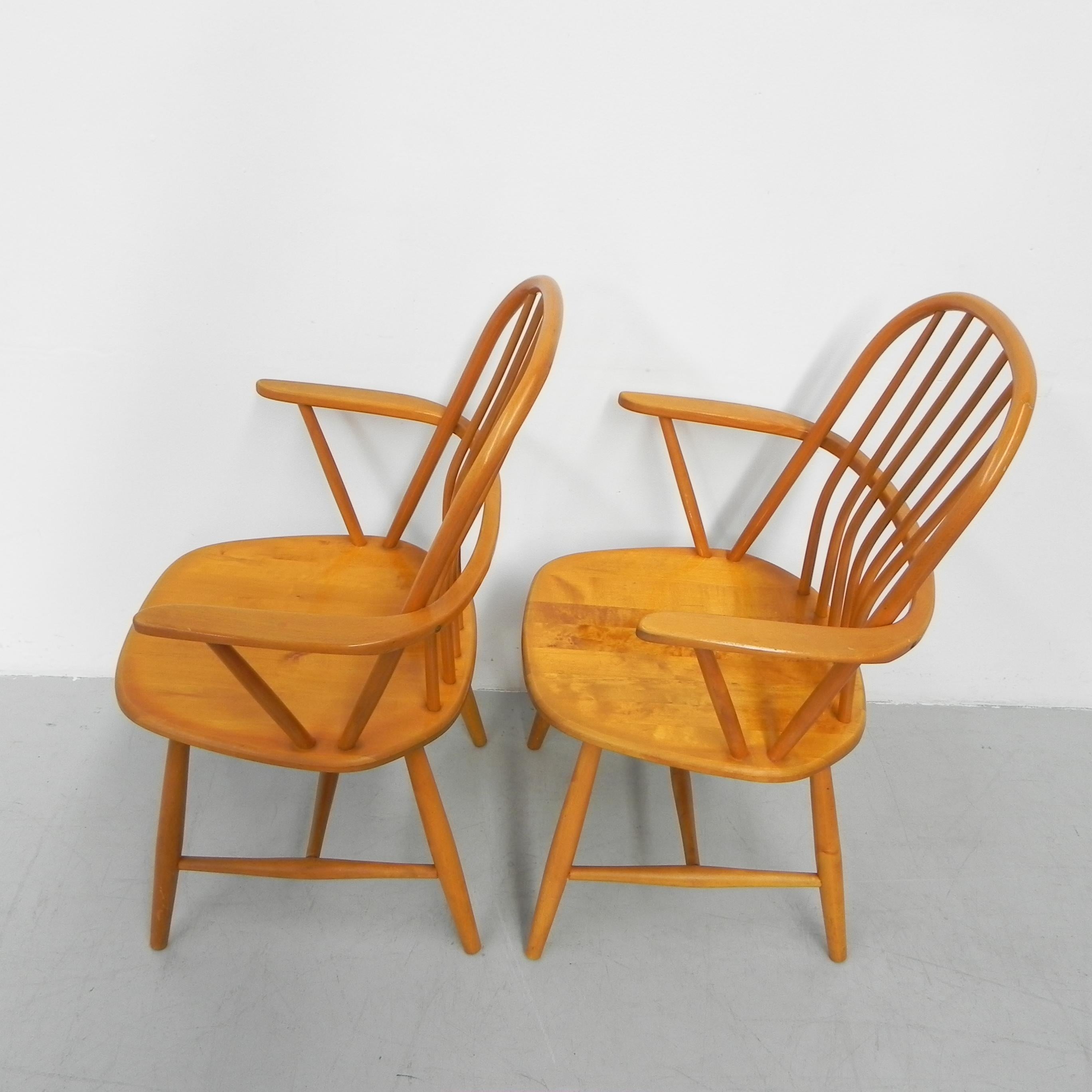 Bouleau Ensemble de 2 fauteuils, chaises de bar, chaise Akerblom en vente