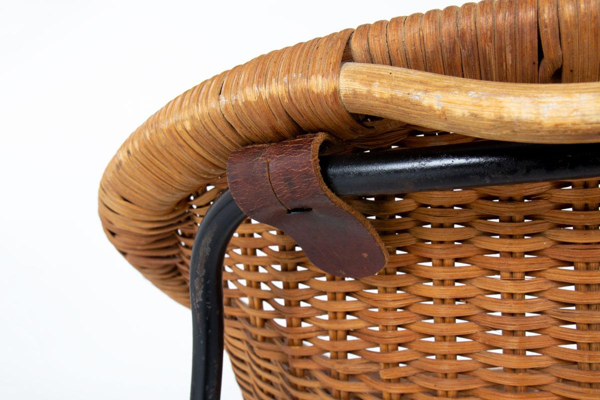 Ensemble de 2 fauteuils Albert Moesch et Ernst Wolfer édition Jenny 1954 en vente 4