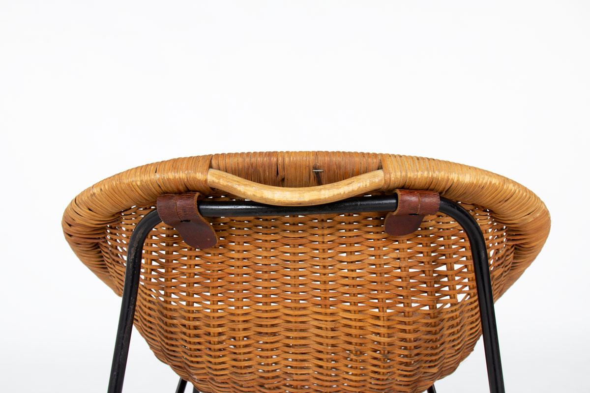 Ensemble de 2 fauteuils Albert Moesch et Ernst Wolfer édition Jenny 1954 en vente 3
