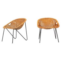 Set of 2 armchairs by Albert Moesch and Ernst Wolfer edition Jenny 1954