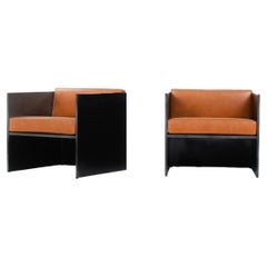 Set of 2 Armchairs by Gerard Clisson 1980