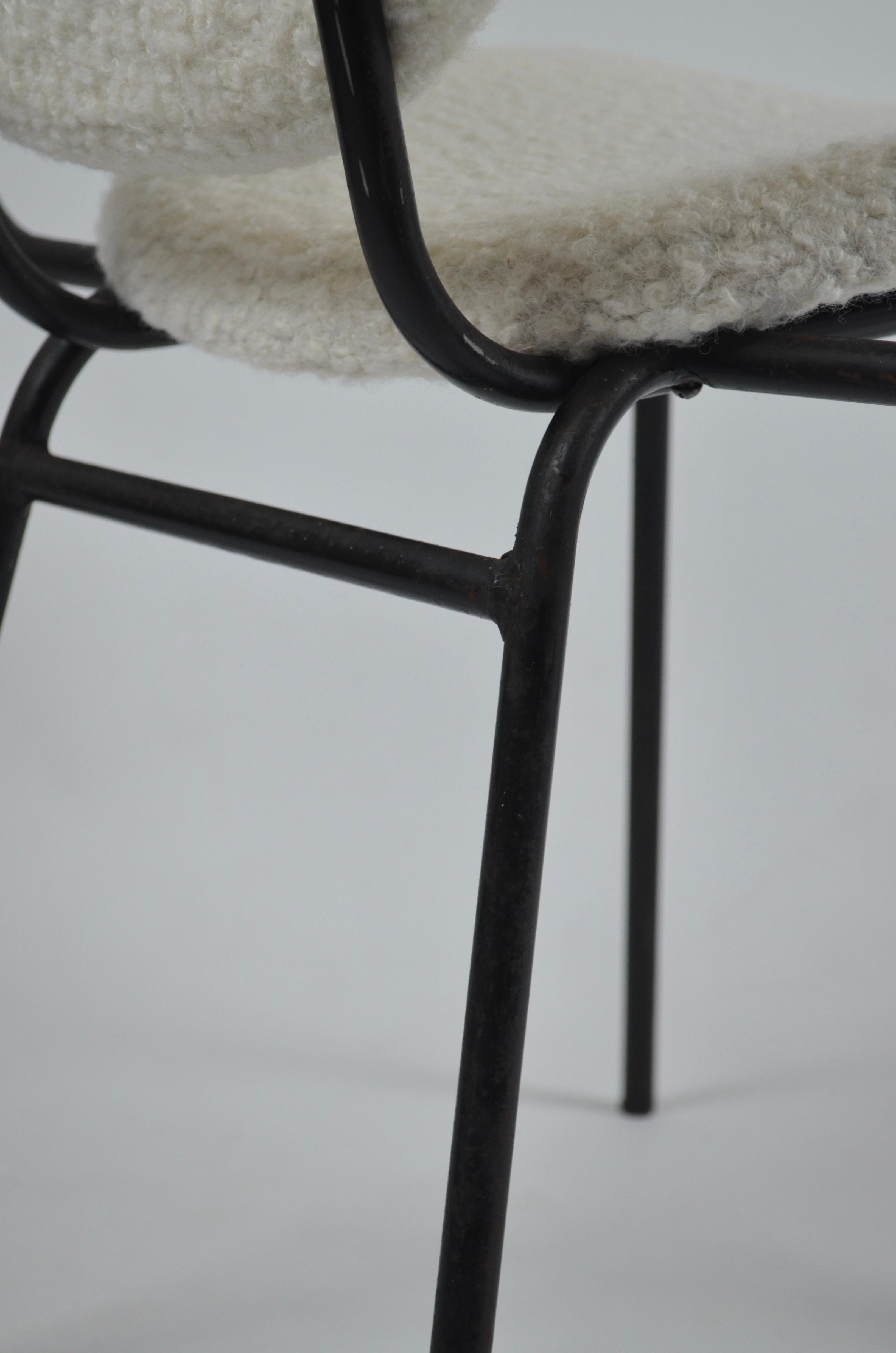 Set of 2 armchairs by Jacques Hitier for Tubauto, 1950s, France For Sale 7
