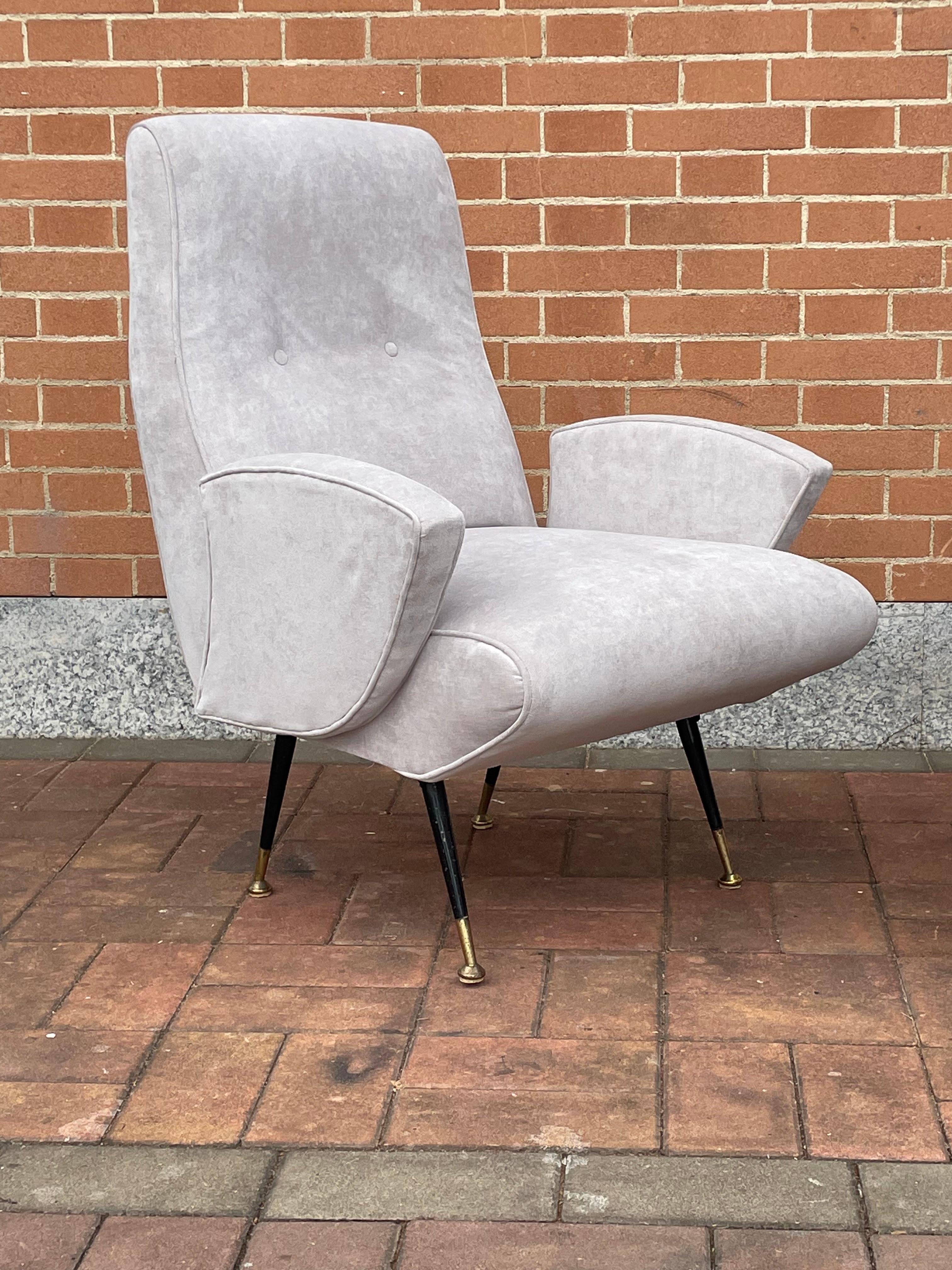 Set of 2 Armchairs by Nino Zoncada, Italy For Sale 7