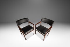 Set of 2 Armchairs in Rosewood, Erik Wørts for Soro Stolefabrik, Denmark, 1960s