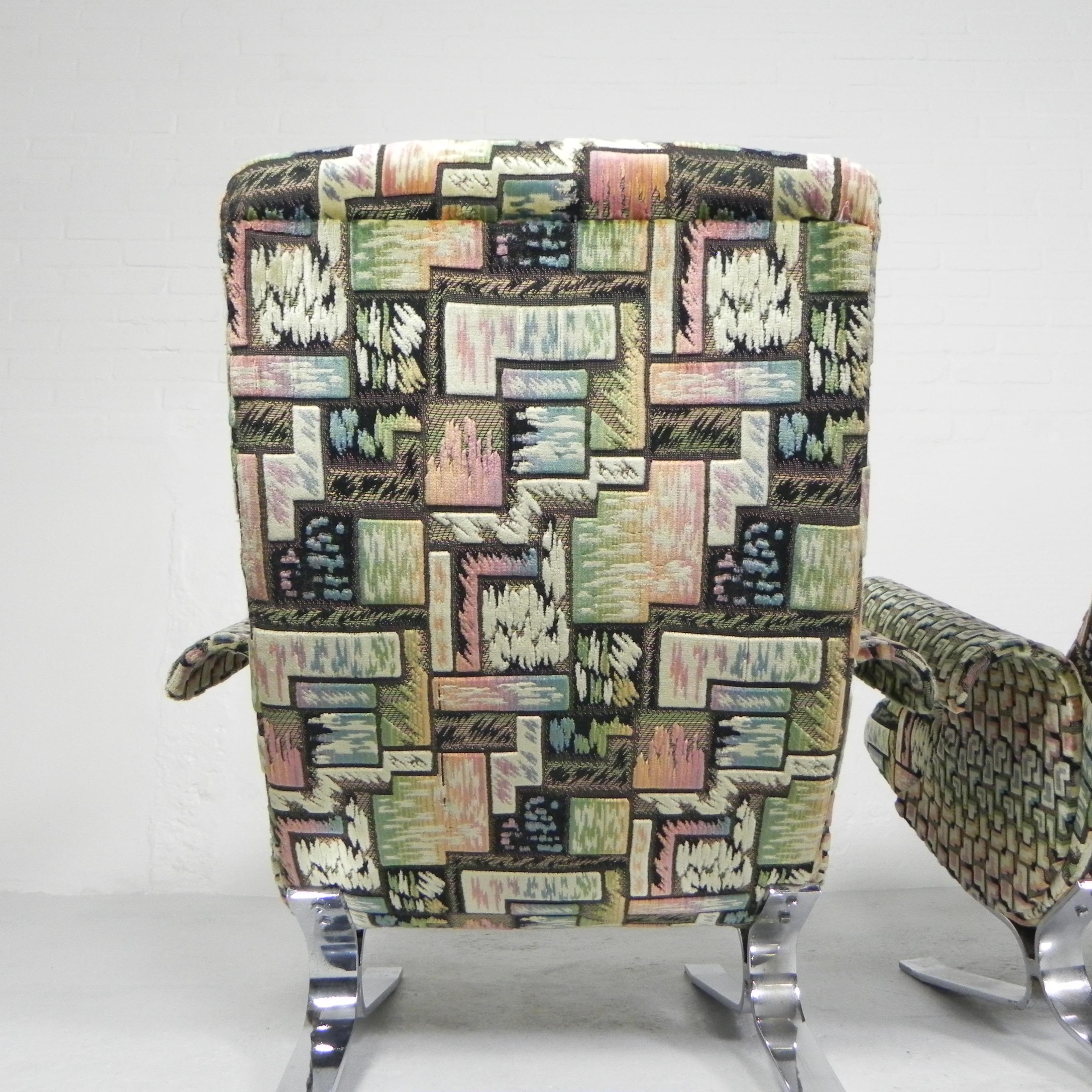 Set of 2 armchairs, model Copenhague, Francois Letourneur, 1960s For Sale 7