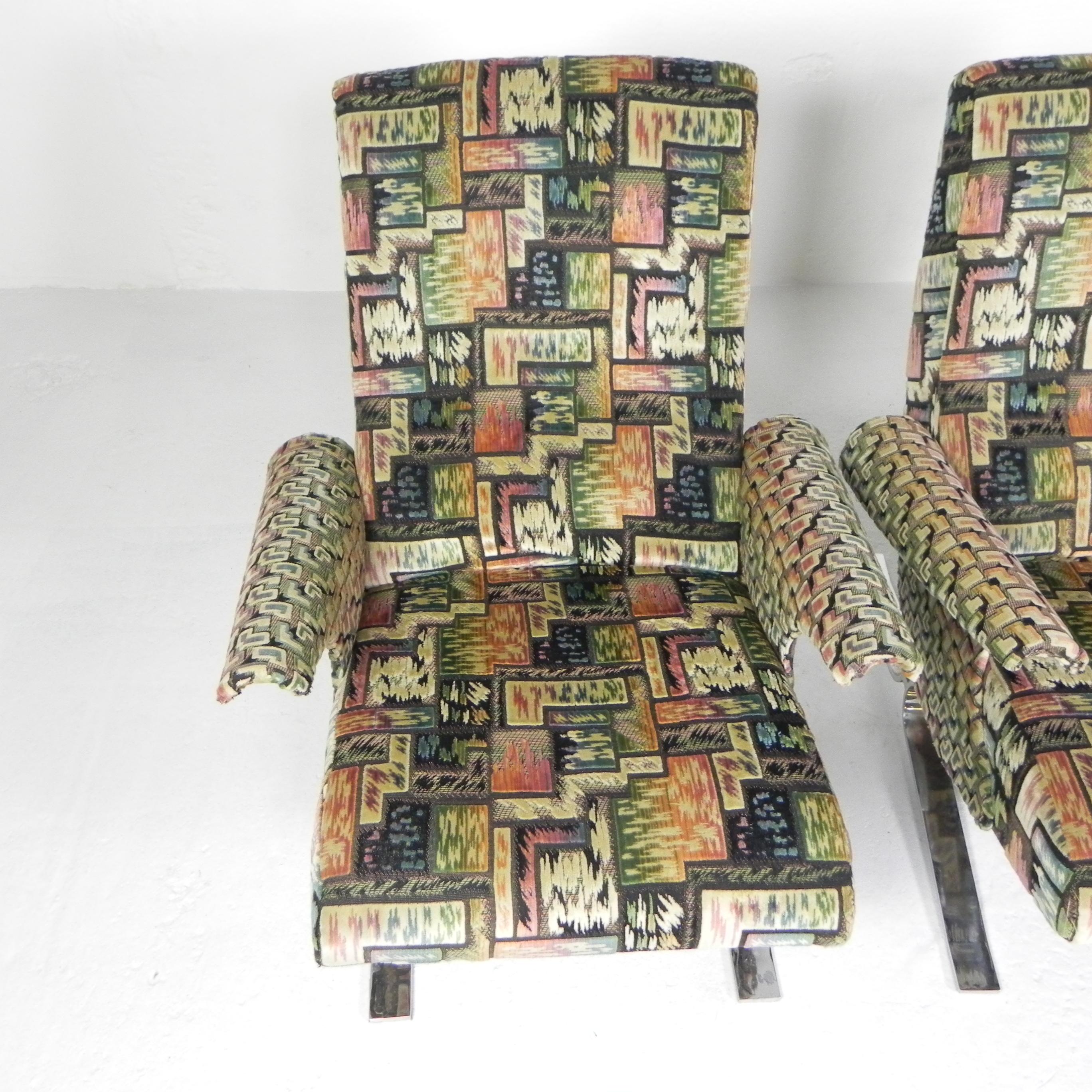 Set of 2 armchairs, model Copenhague, Francois Letourneur, 1960s For Sale 2