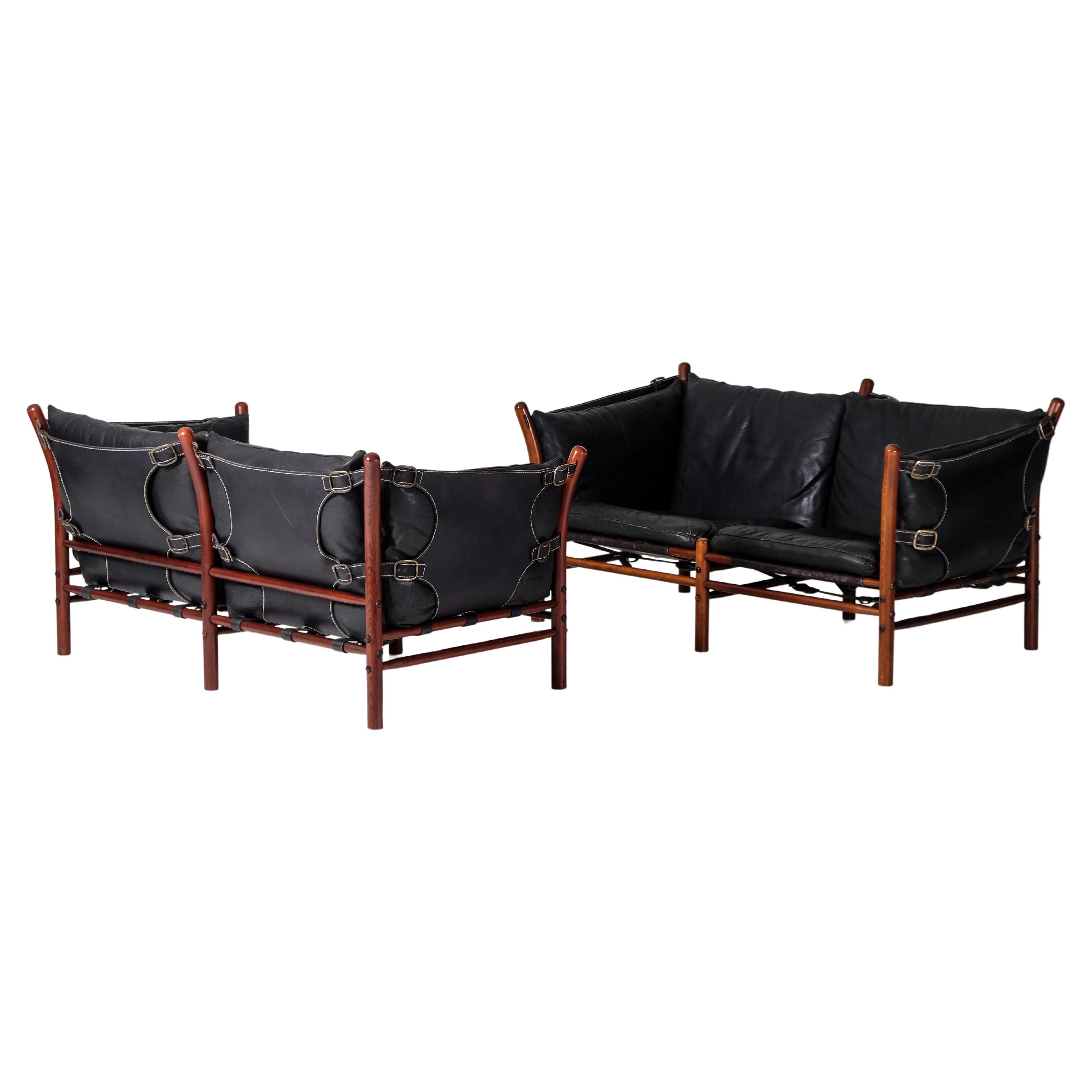 Ensemble de 2 canapés Arne Norell, Modèle Ilona, 1970 en vente