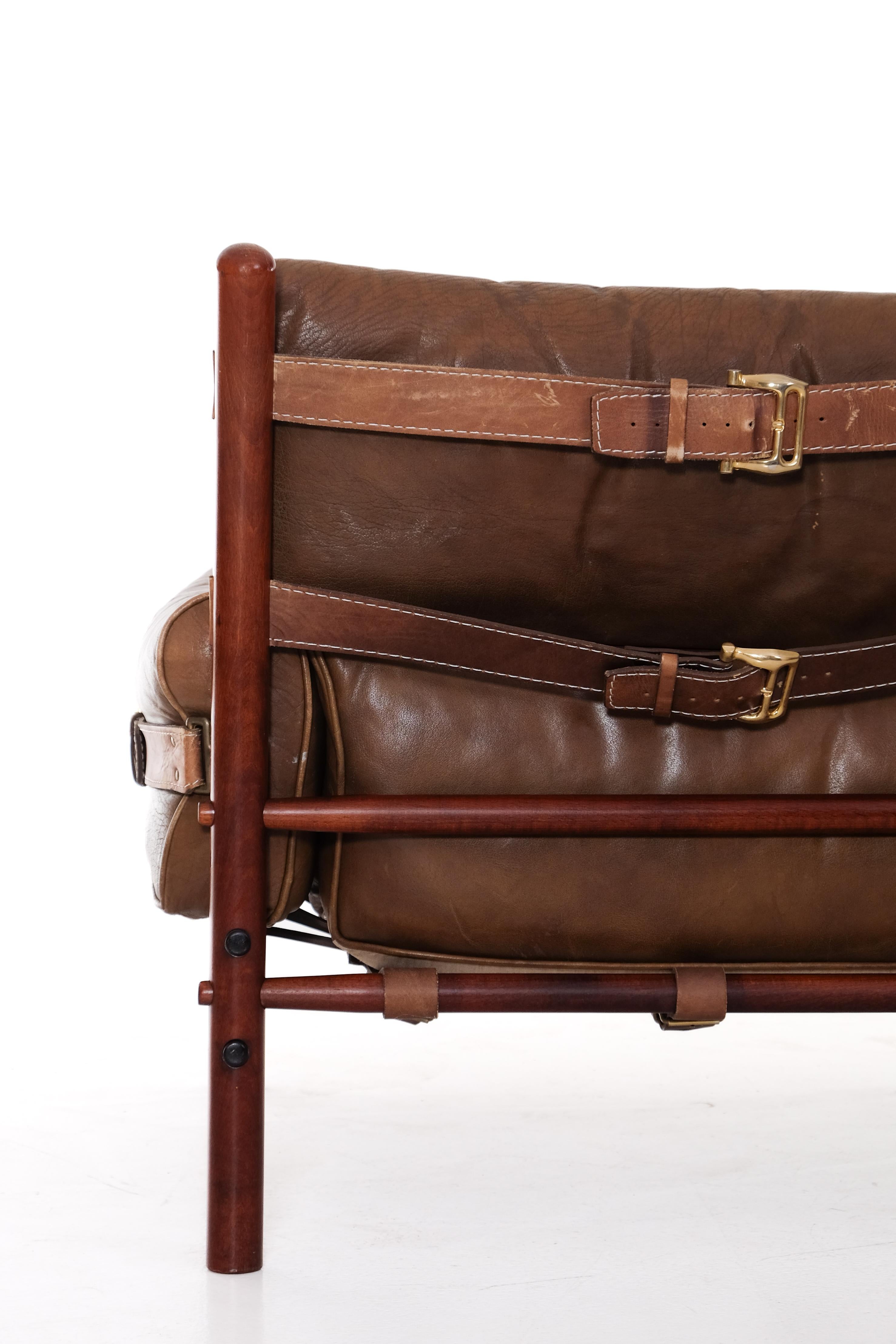 Ensemble de 2 canapés Arne Norell modèle Kontiki, Suède, années 1970 Bon état - En vente à Stockholm, SE