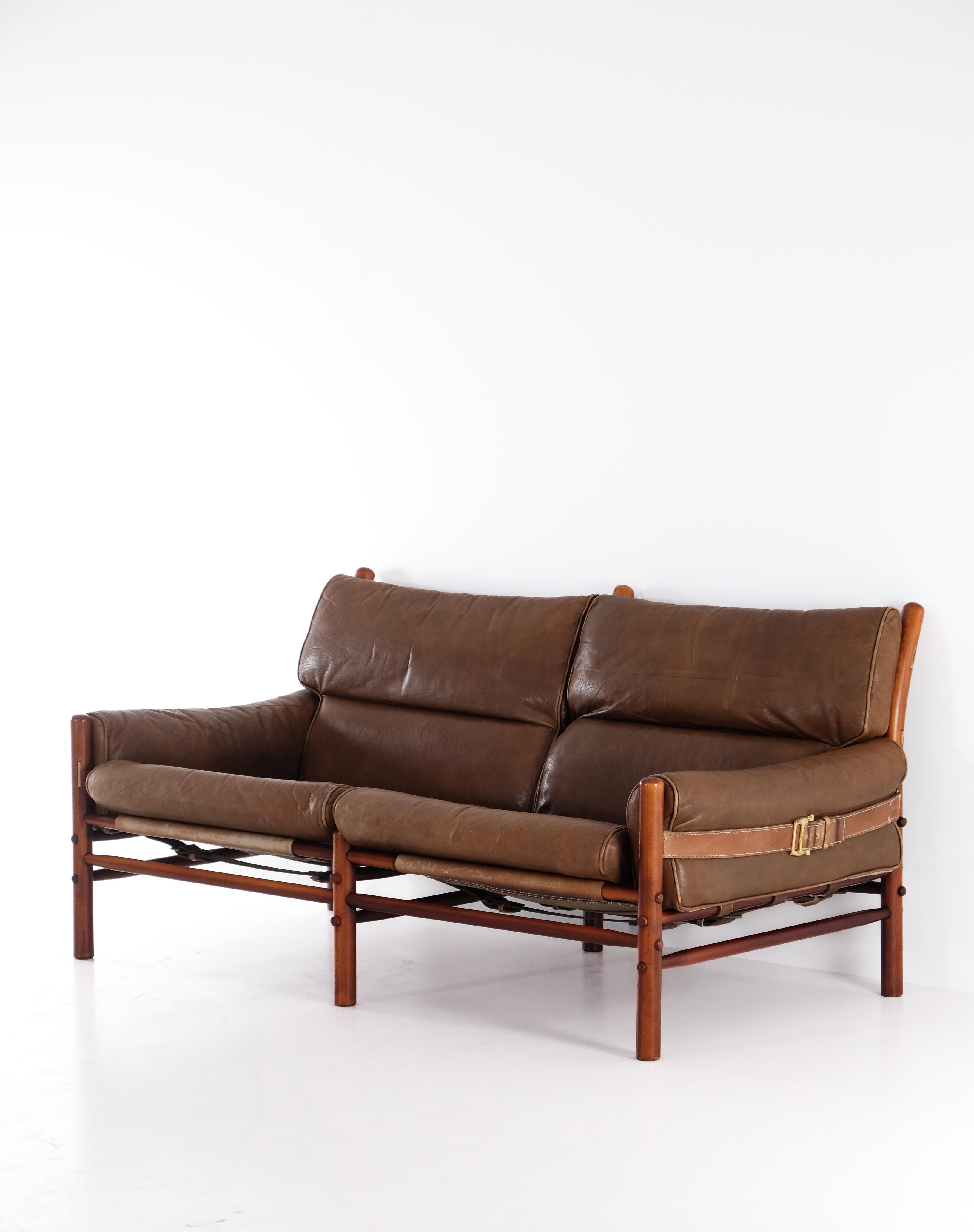Ensemble de 2 canapés Arne Norell modèle Kontiki, Suède, années 1970 en vente 1