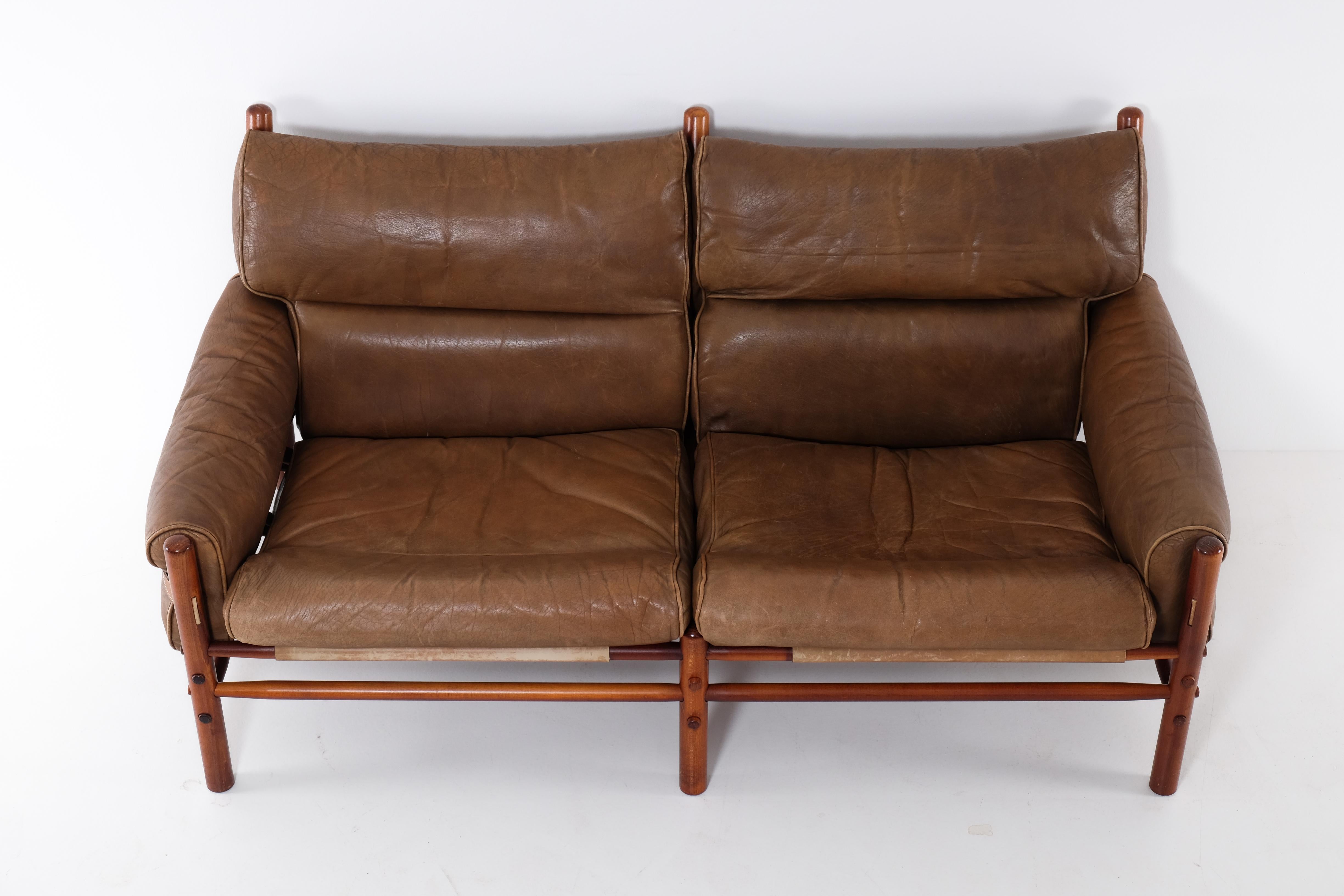 Ensemble de 2 canapés Arne Norell modèle Kontiki, Suède, années 1970 en vente 2