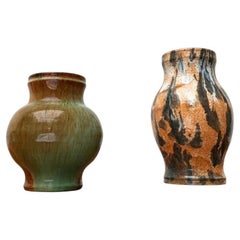 Set of 2 Art Deco Ceramic Vases, Germany