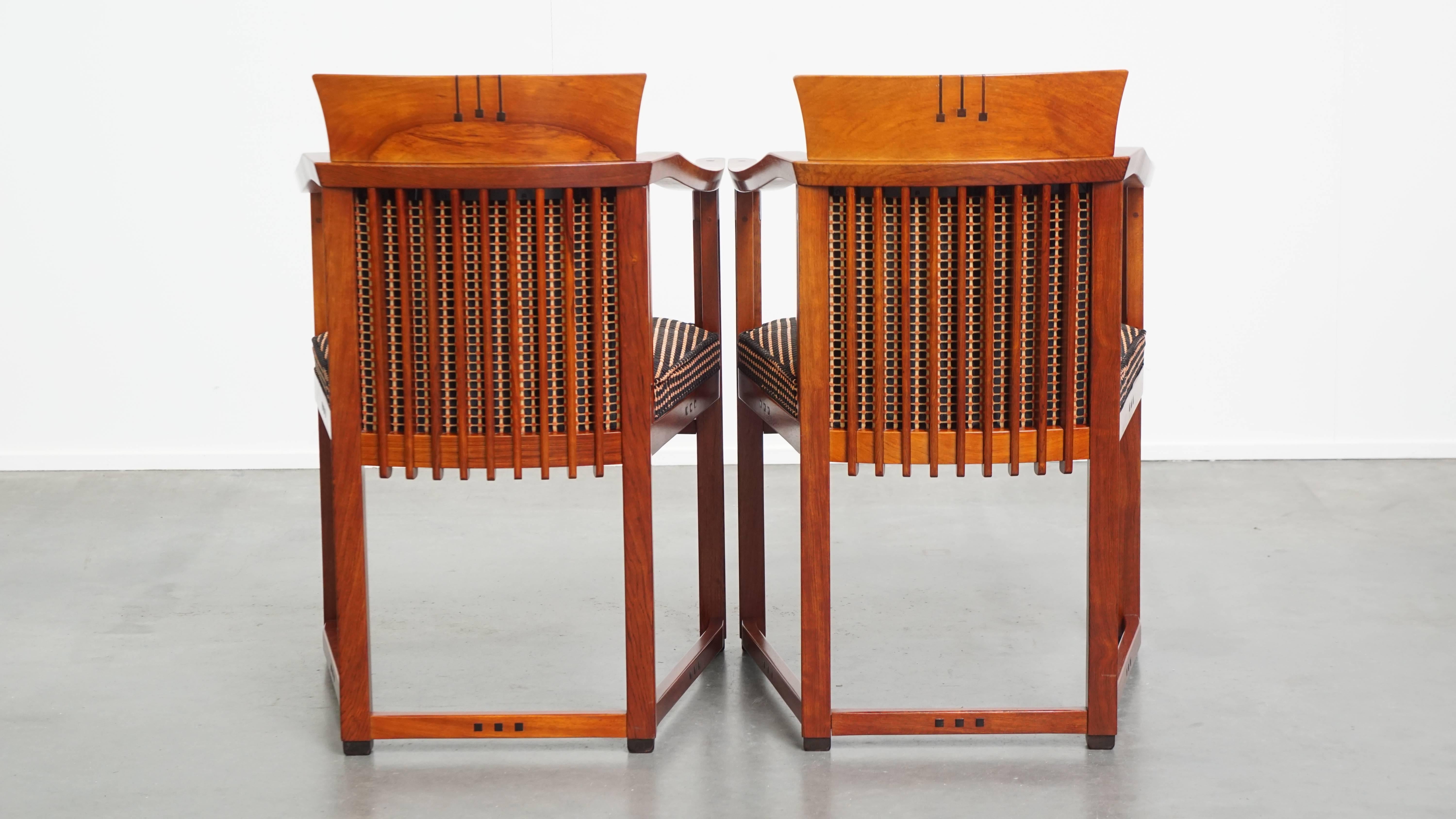Art Déco Set di 2 sedie da pranzo Art Deco di Schuitema della serie Decoforma in vendita