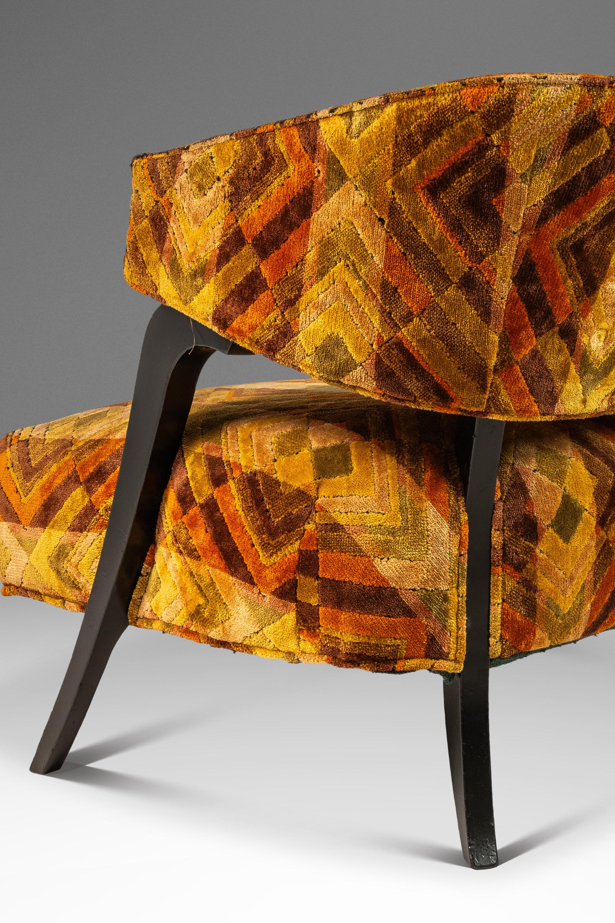 Ensemble de 2 chaises longues Art Déco d'après William Haines / Billy Haines, États-Unis, années 1940 en vente 4