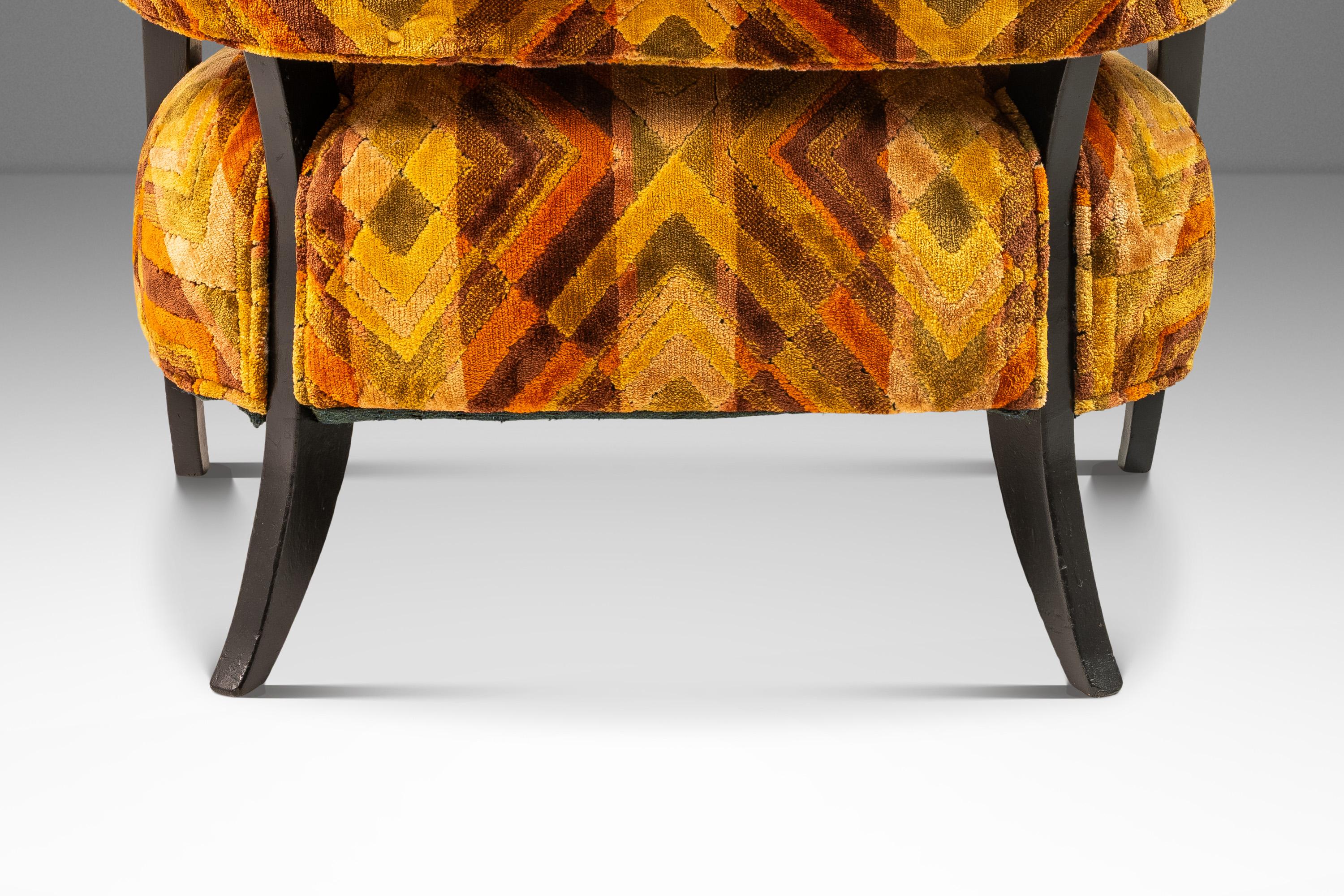 Milieu du XXe siècle Ensemble de 2 chaises longues Art Déco d'après William Haines / Billy Haines, États-Unis, années 1940 en vente