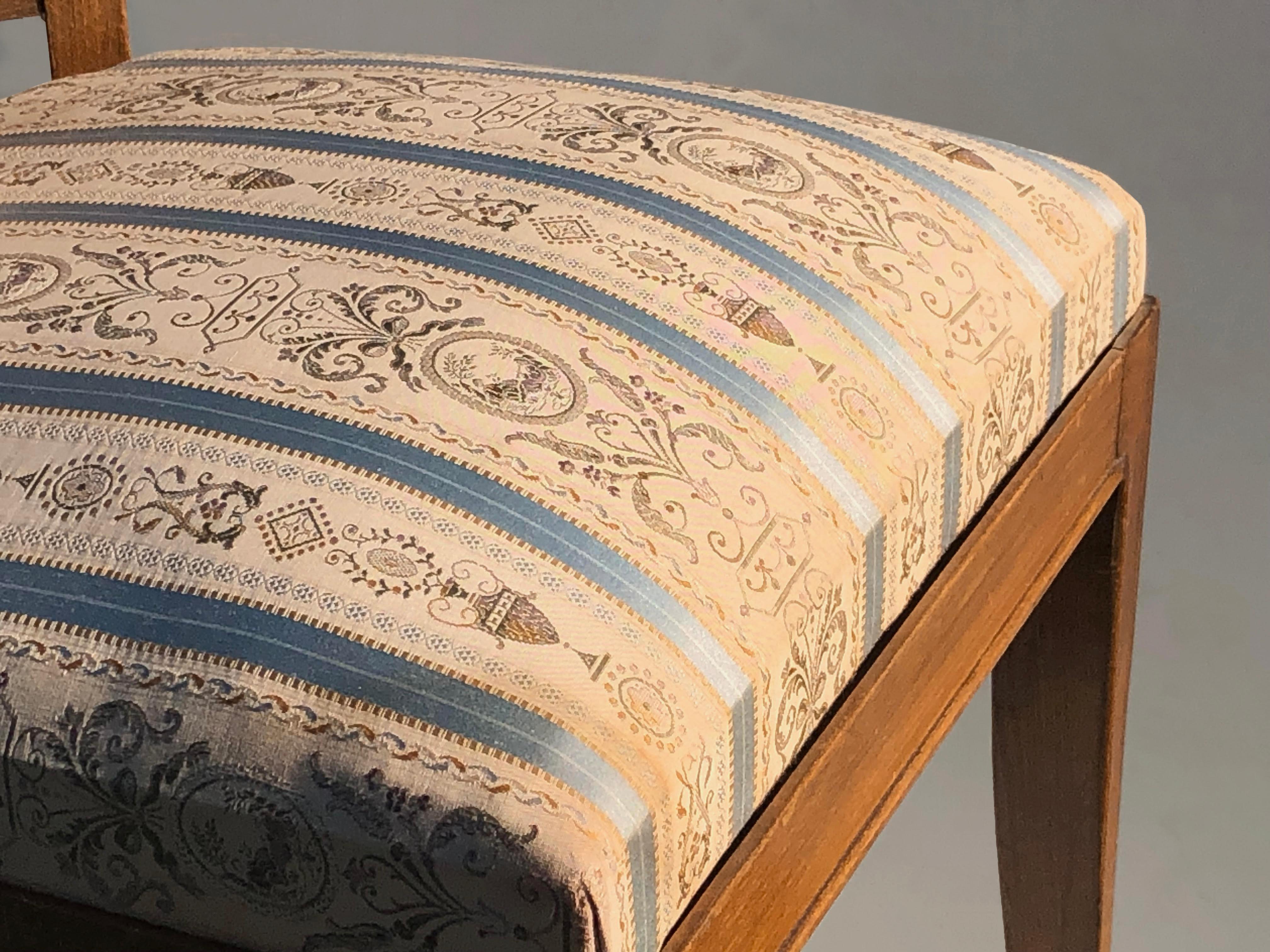 Set di 2 SEDIE NEOCLASSICHE ART-DECO di Jean Pascaud Francia 1930 in vendita 2