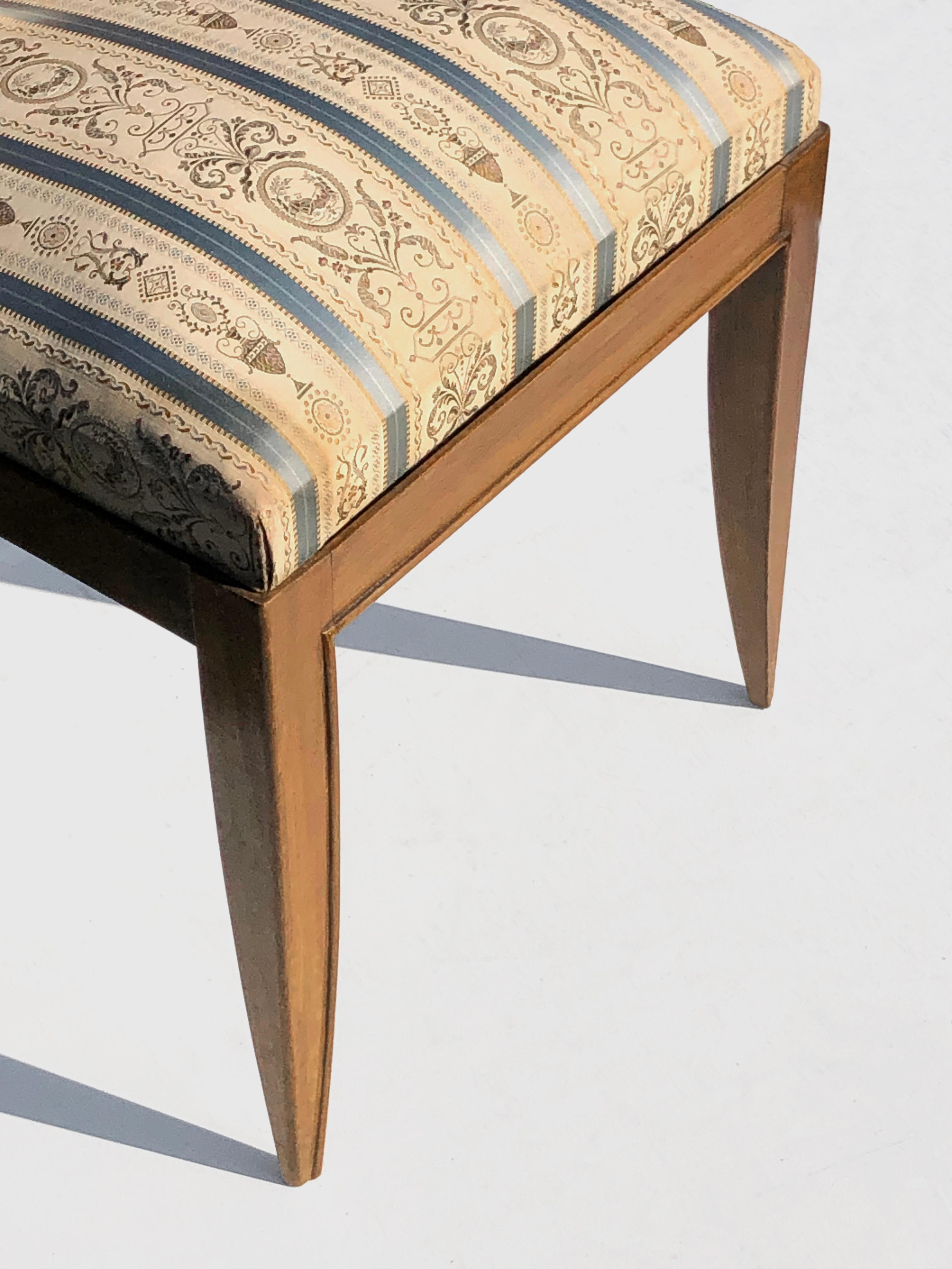 Set di 2 SEDIE NEOCLASSICHE ART-DECO di Jean Pascaud Francia 1930 in vendita 5