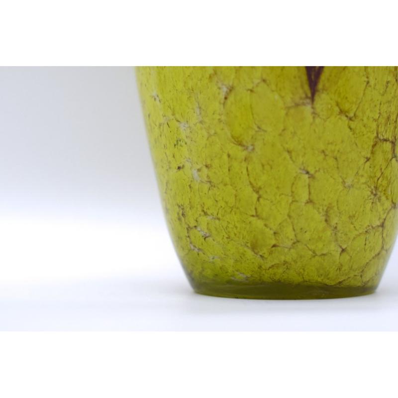 Set of 2 Art Deco Ovoid Vases by F-T Legras, 1920s For Sale 2