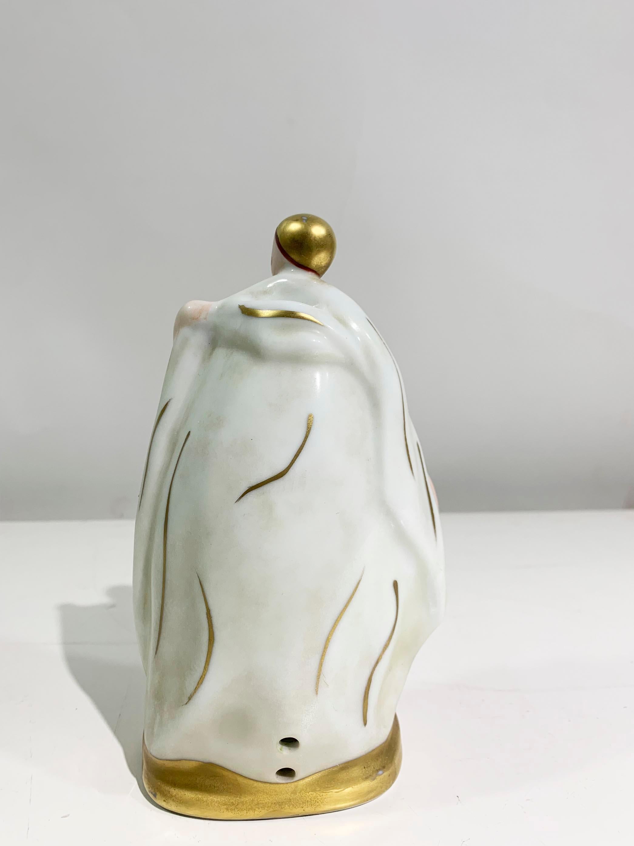 Lote de 2 Figuritas de Porcelana Art Decó Firmadas Amelin - Rauche / 